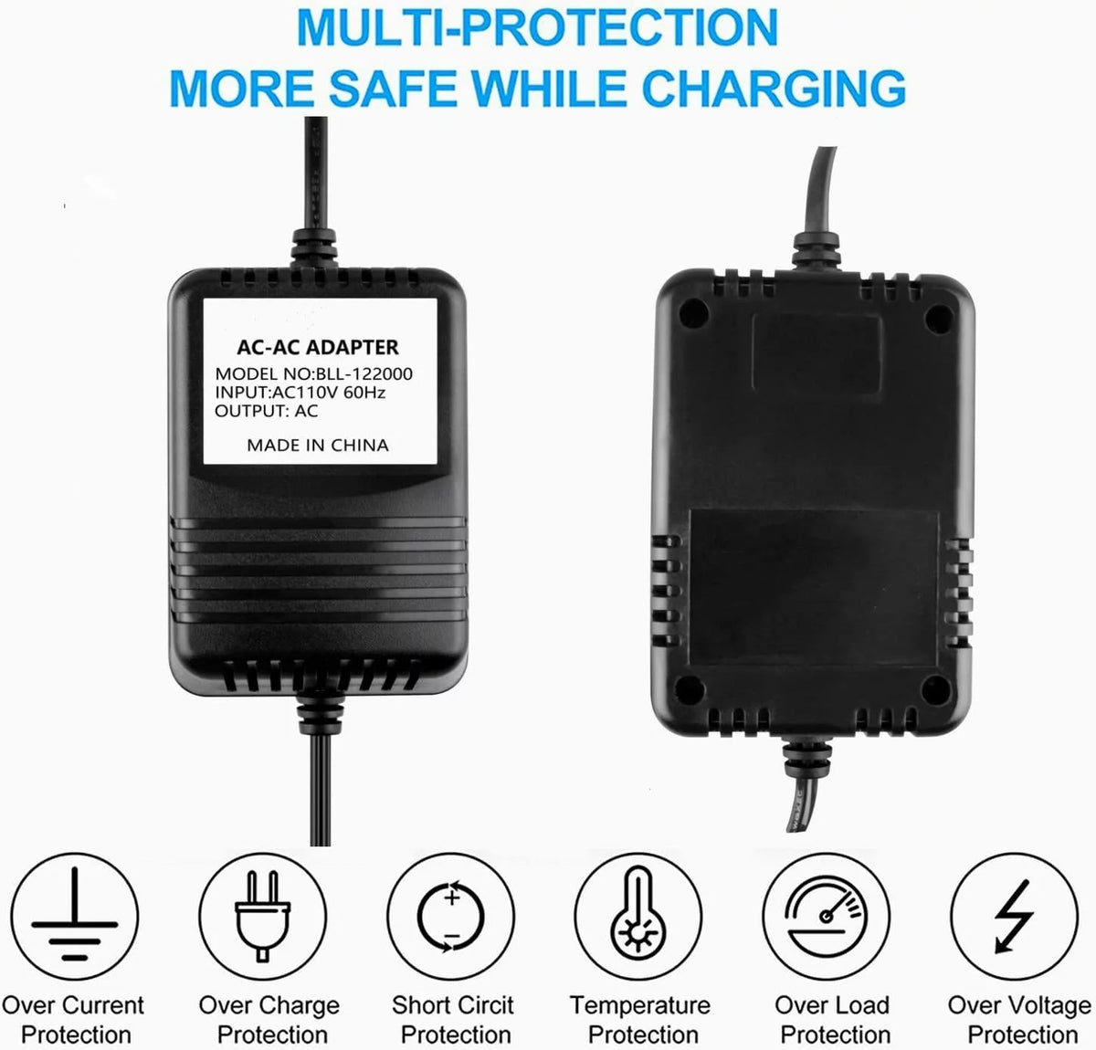 9V AC/AC Adapter V7475