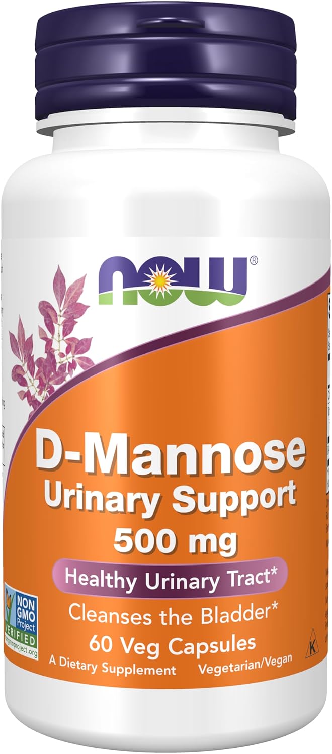 D-Mannose 500 mg, 60 Veg Capsules Q956