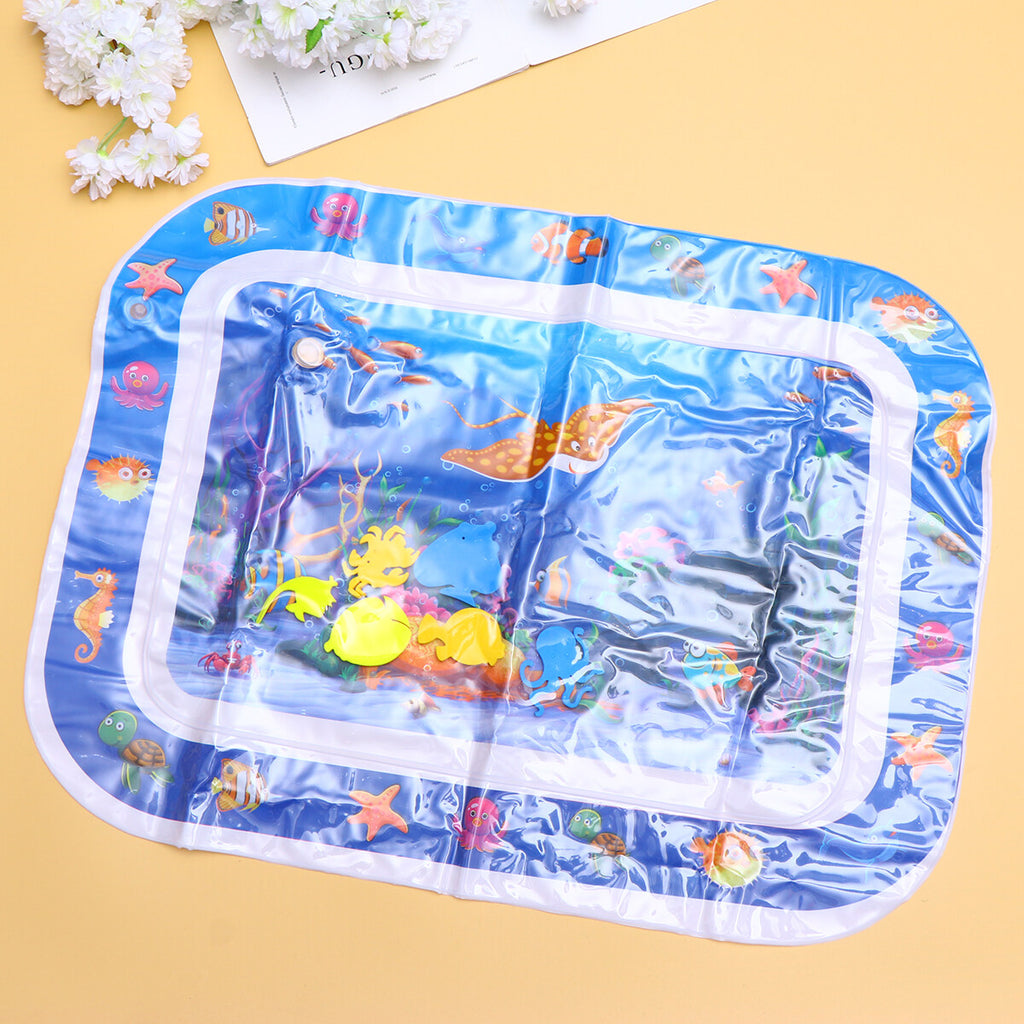Inflatable Crawling Cushion Water Play Mat (Blue) Z632726