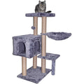 Cat Tree with Scratching Toy Grey N9459