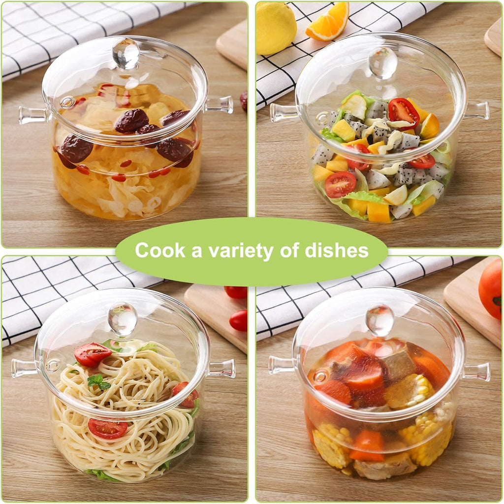 1.5 Liter Glass Saucepan with Cover A707