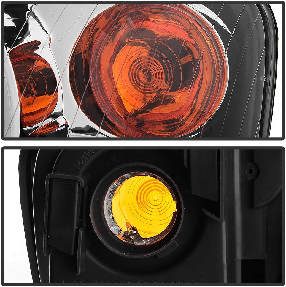 Black OE Style Headlights Headlamps Assembly Pair X258673