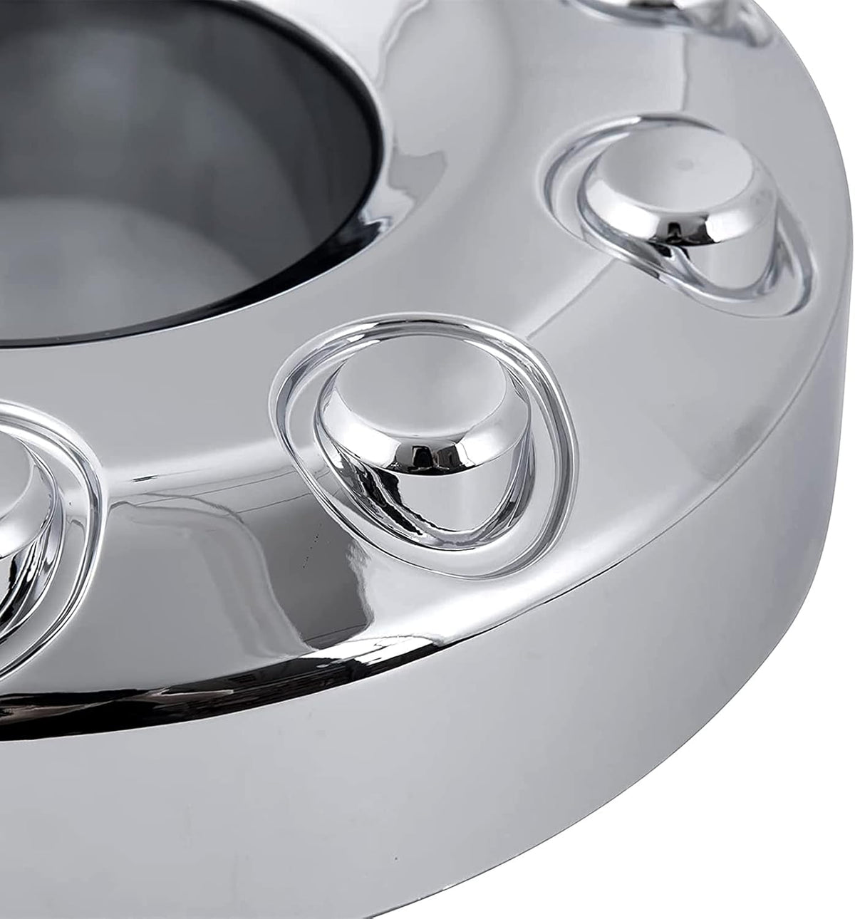 Front 10 Lug Chrome Wheel Center Hub Cap A432