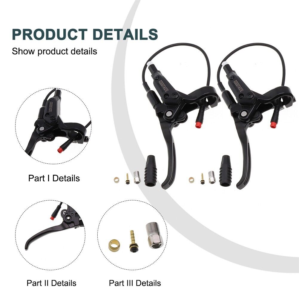 Black E-bike Brake Levers Q234