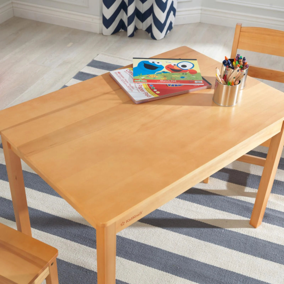 Wooden Rectangular Table & 2 Chair Set X94987