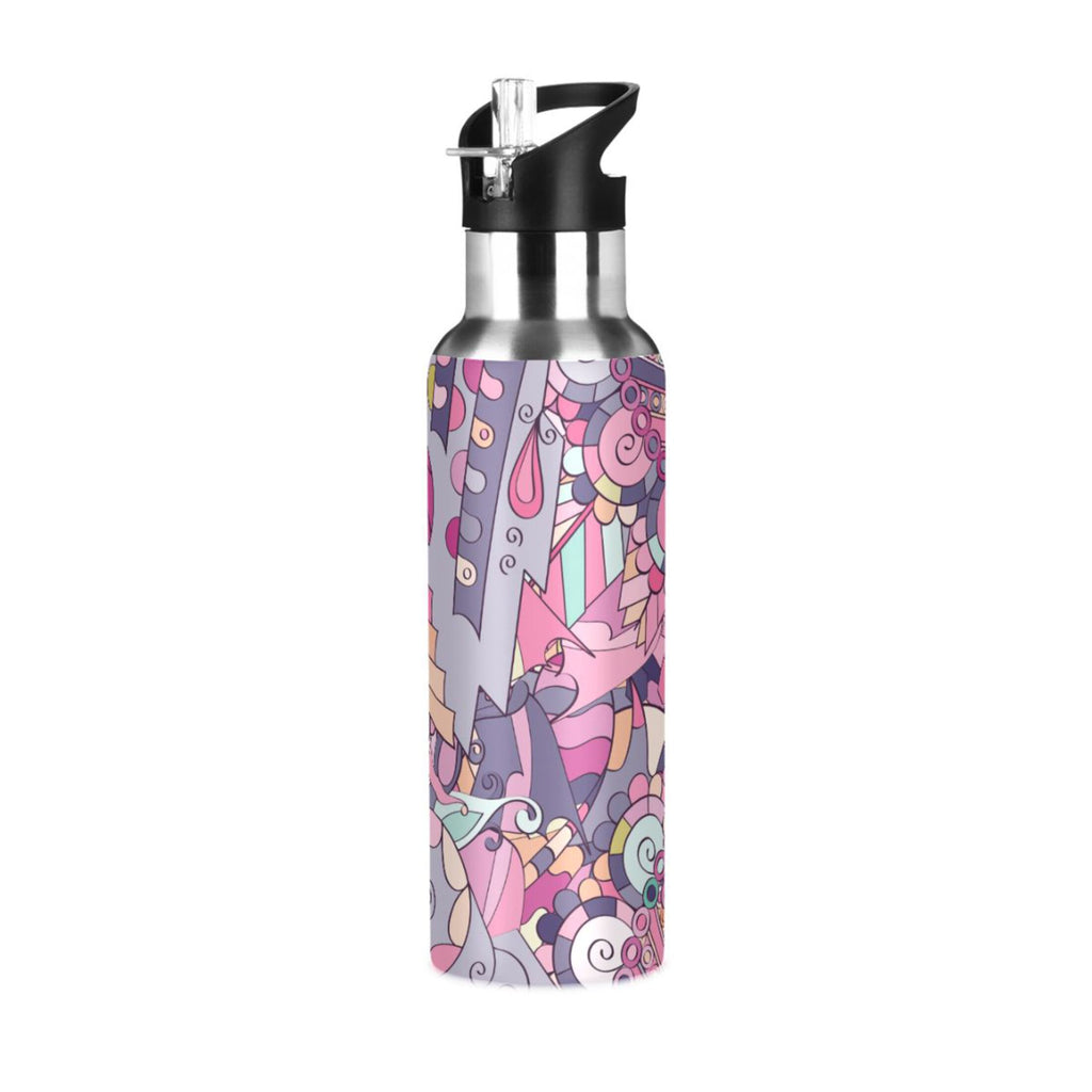 Stainless Steel Insulated Water Bottle with Straw Lid C81966