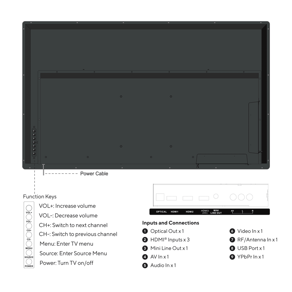 43 Inch 4K UHD LED Outdoor Smart TV Z8914