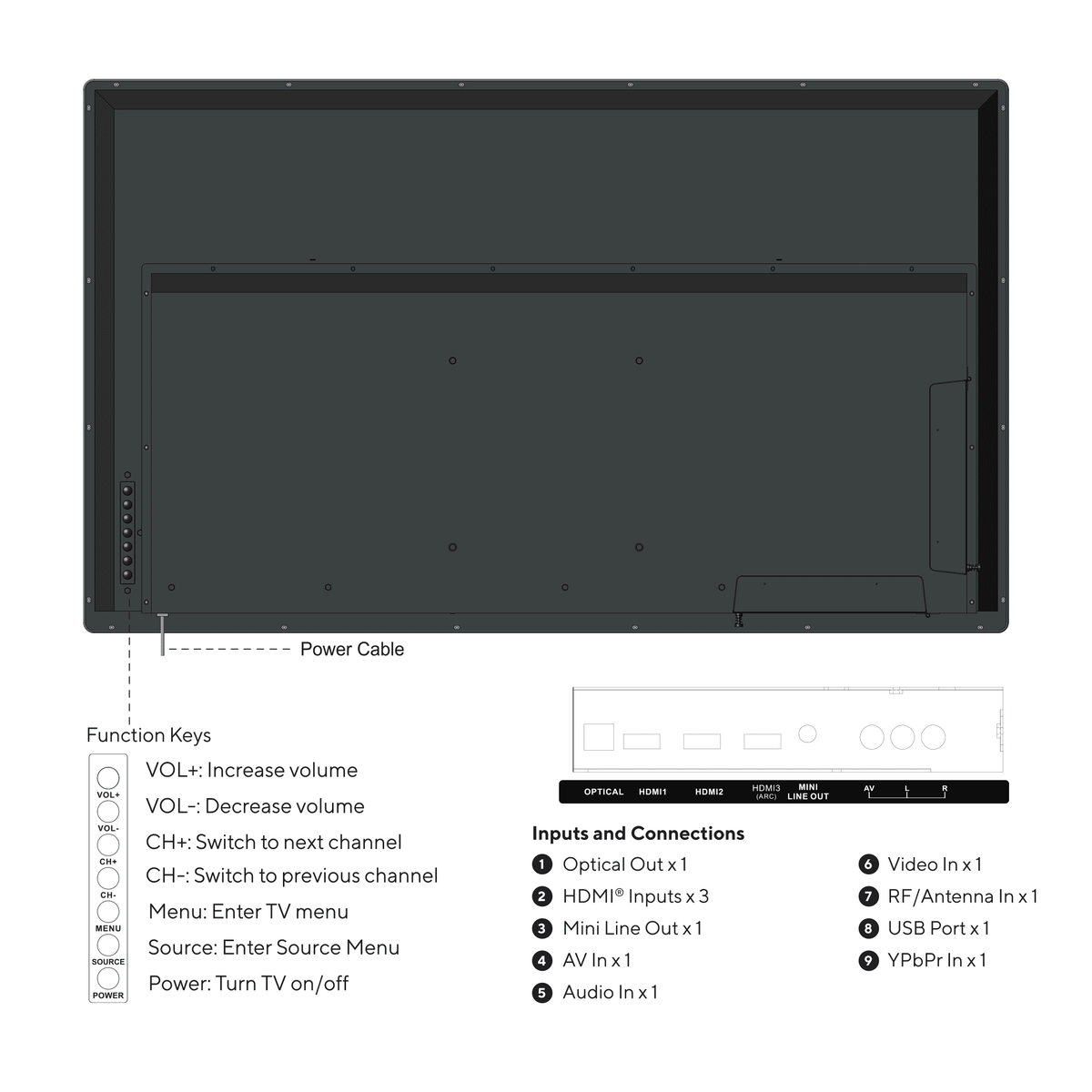 43 Inch 4K UHD LED Outdoor Smart TV Z8914