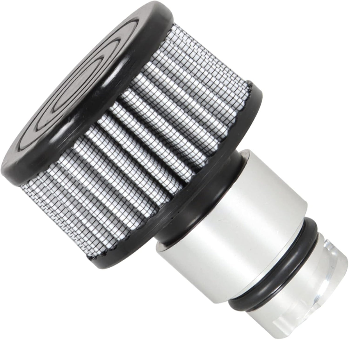 Billet Aluminum Valve Cover Cap with Chrome Breather Pack of 2 B621834