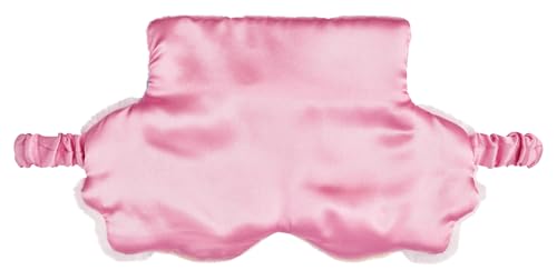 Satin-Lined Embroidered Fleece Sleep Mask C1156