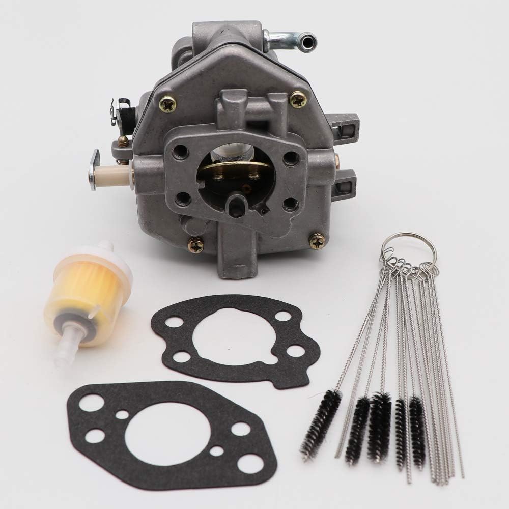 Carburetor with Carbon Dirt Jet Cleaner Tool Kit & Fuel Filter Mounting Gasket Pack of 2 O2977