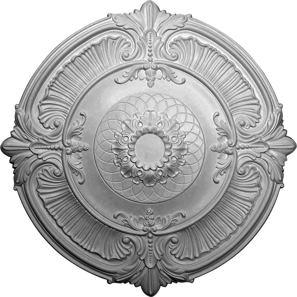 Hand-Painted Stone Hearth Ceiling Medallion A308