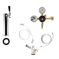 Chrome Faucet Tower Kegerator Conversion Kit X2916
