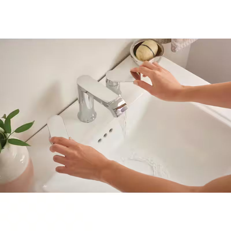 8 in. Widespread Double Handle Bathroom Faucet in Chrome 2-Pack J768194