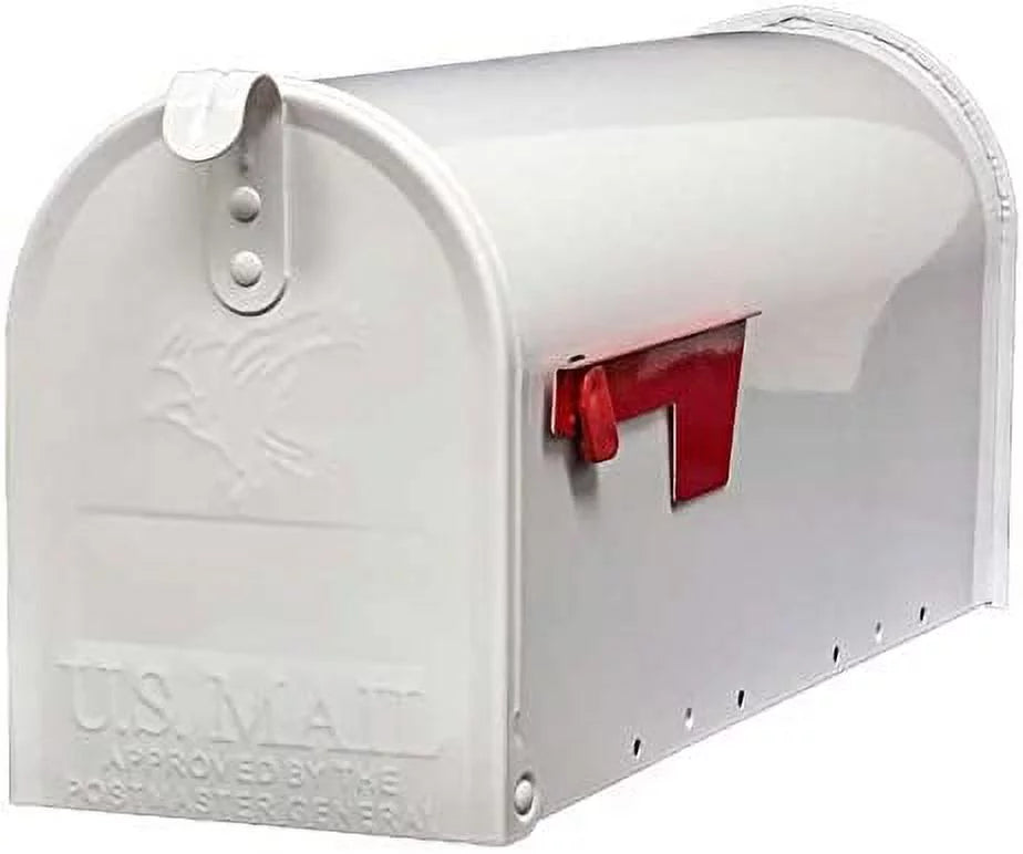 White Locking Mailbox C633