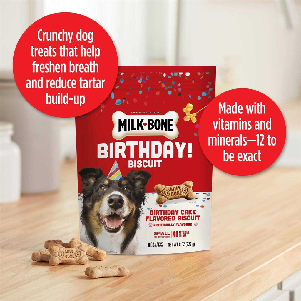 Small Birthday Cake Biscuits Dog Treats Y54129