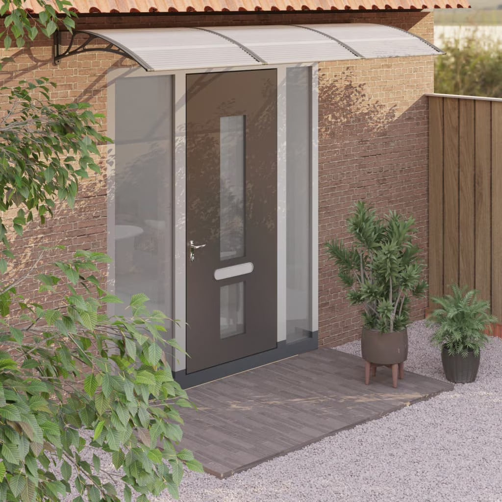 Black Polycarbonate Door Canopy T862466