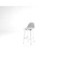 Chrome Cool Gray Bar Stool W7314