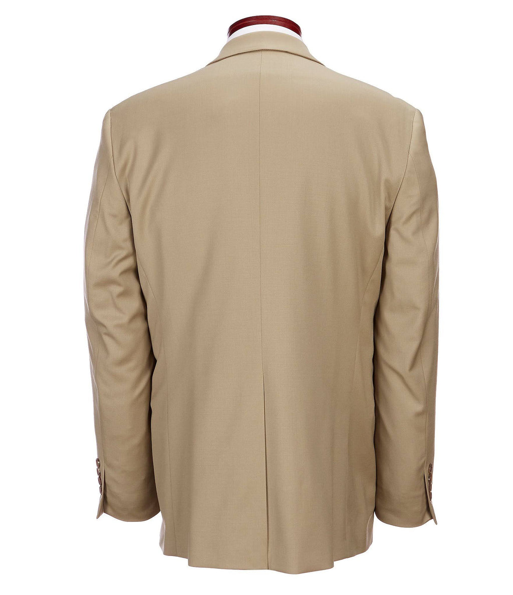 Classic Fit Solid Wool Blend Sportcoat - 50 Long I611744