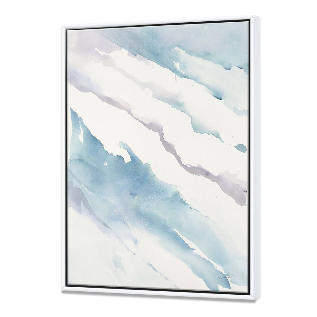 White Framed Canvas W41933