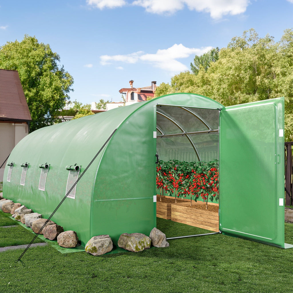 20x10x7ft Heavy Duty Walk-in Greenhouse Y934395
