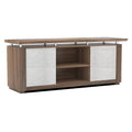 Textured Brown Sugar Low Wall Cabinet M6084