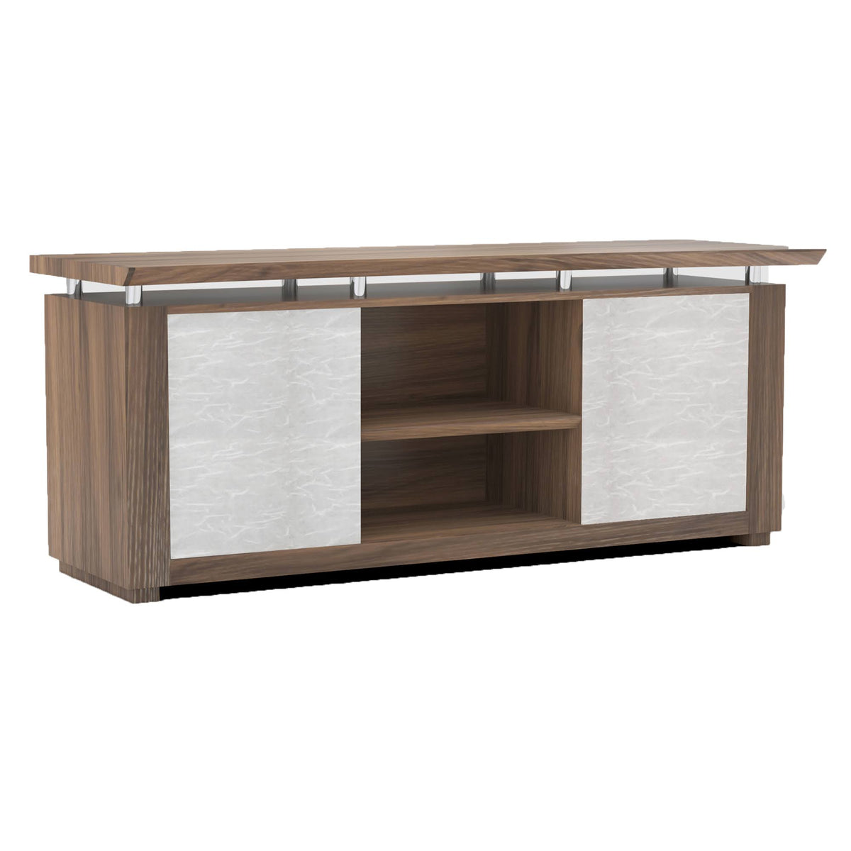 Textured Brown Sugar Low Wall Cabinet M6084