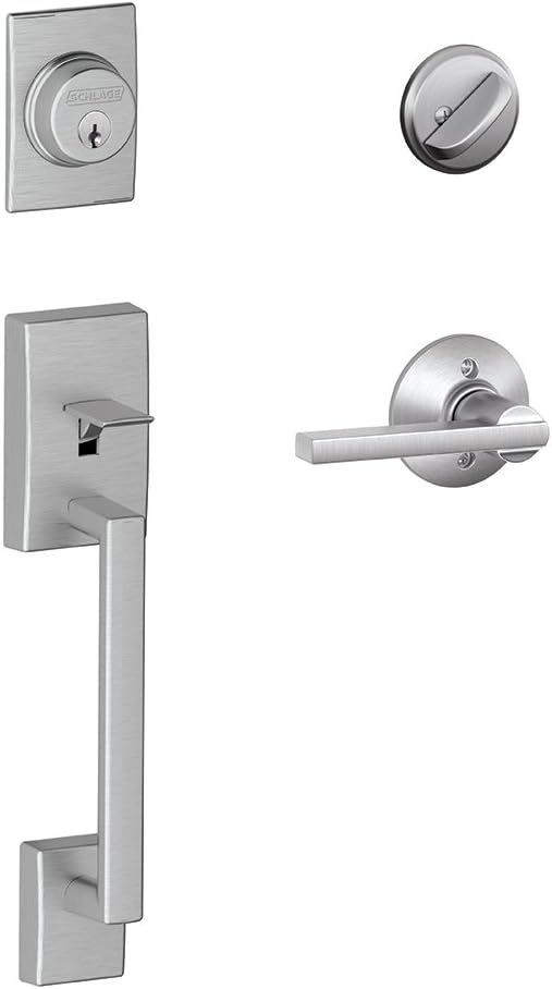 Matte Black Front Entry Handleset with Deadbolt Y80386