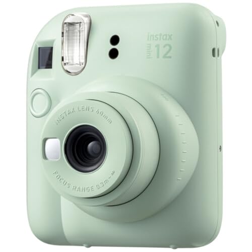 Pastel Blue Instant Film Camera with Instant Film Q1985