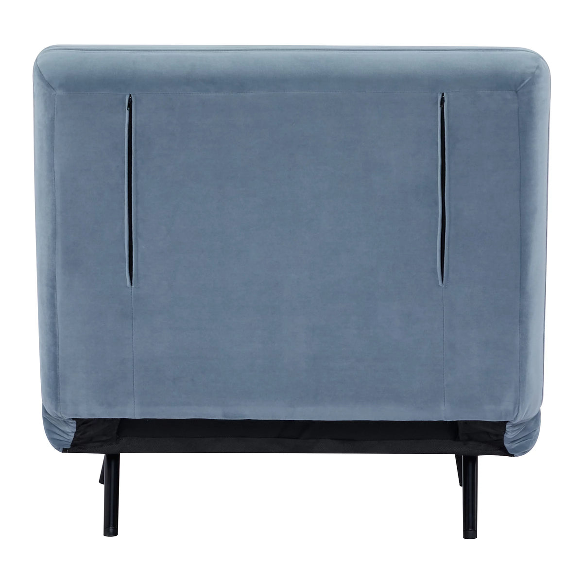 Velvet Blue Convertible Futon Chair X649682
