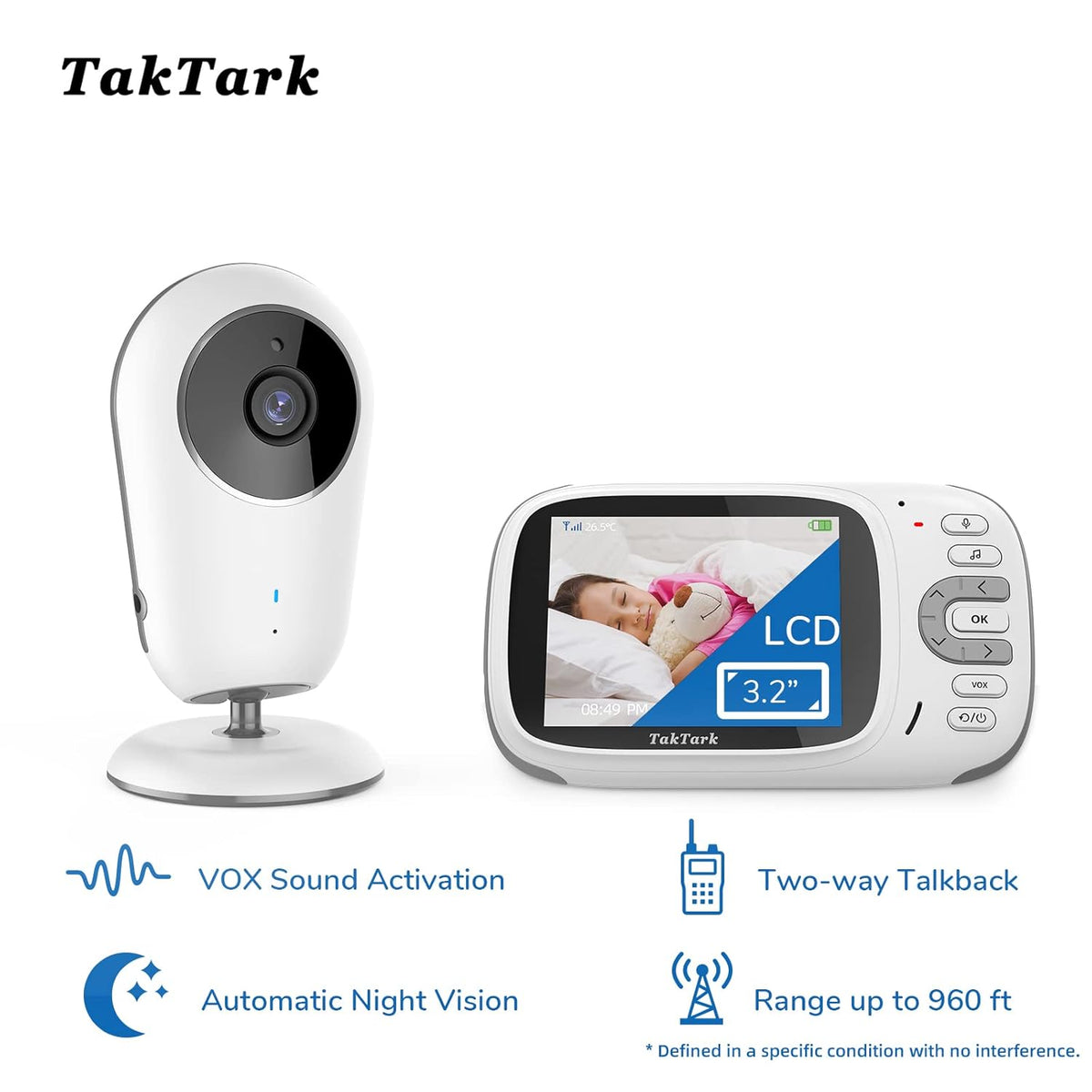 Baby Monitor with Camera and Audio L512061