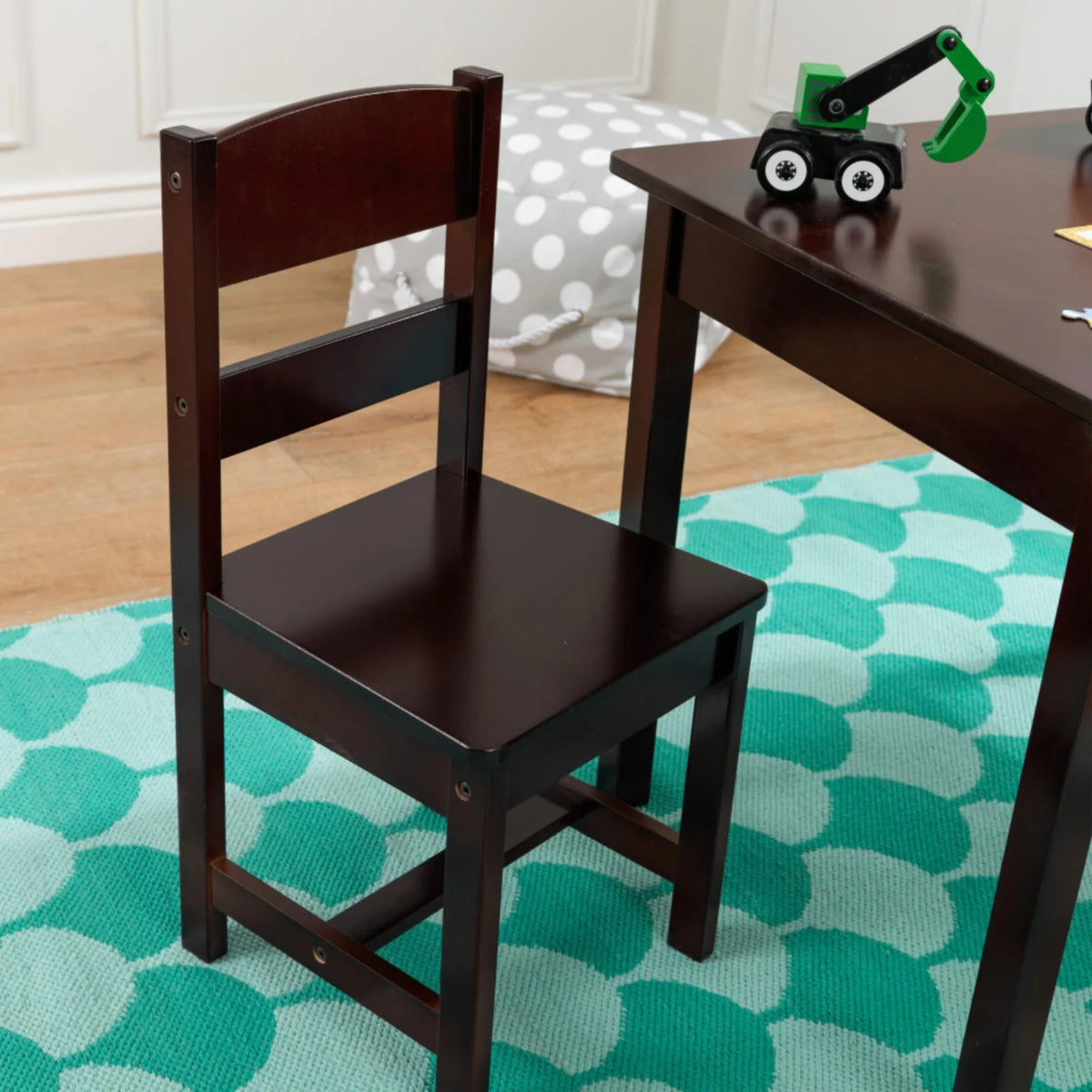 Wooden Rectangular Table & 2 Chair Set X94987