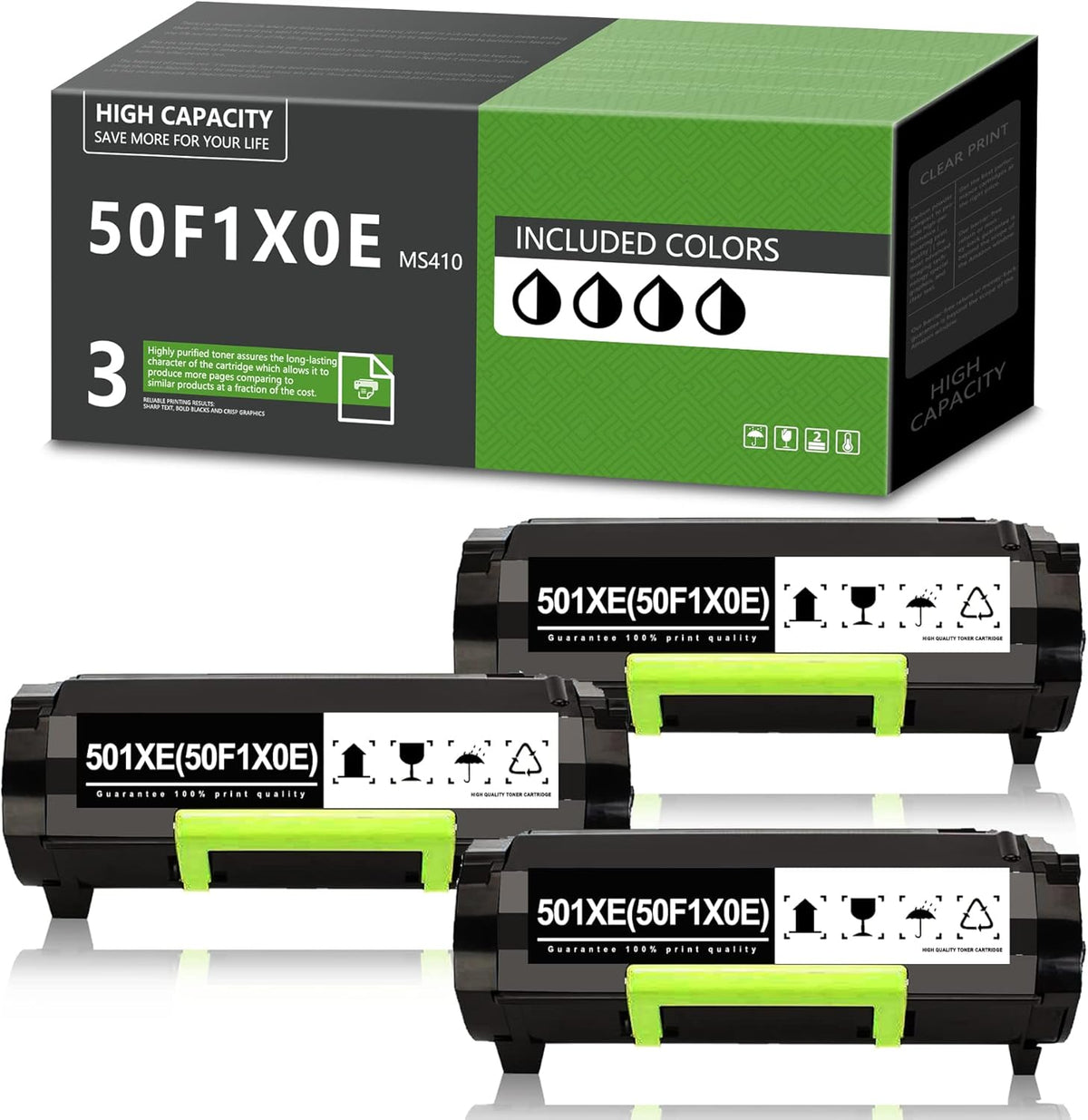 3 Black Toner Cartridge I62348