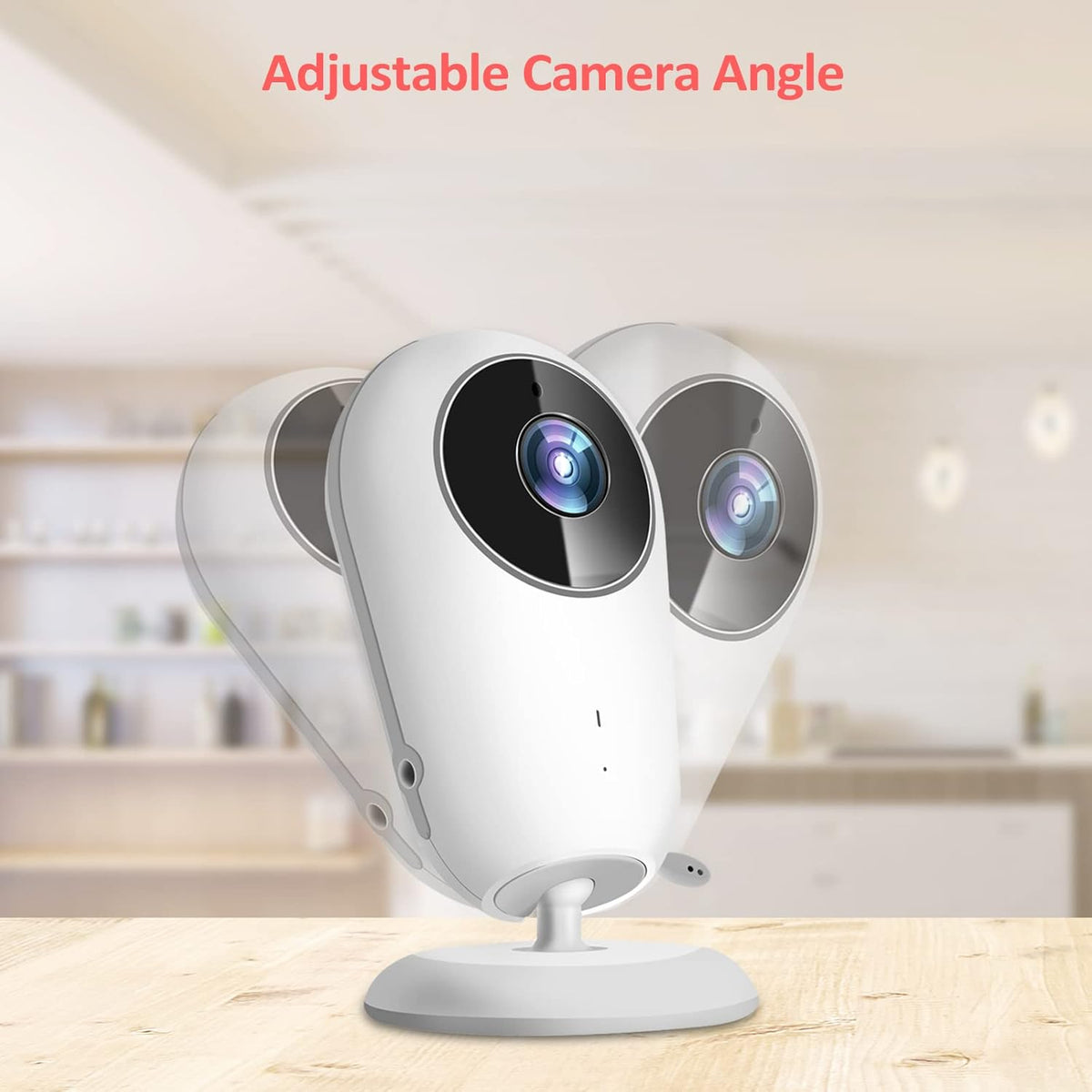 Video Baby Monitor with Camera and Audio, 4.3 inch IPS Screen, Night Vision, Pack of 2 Z552