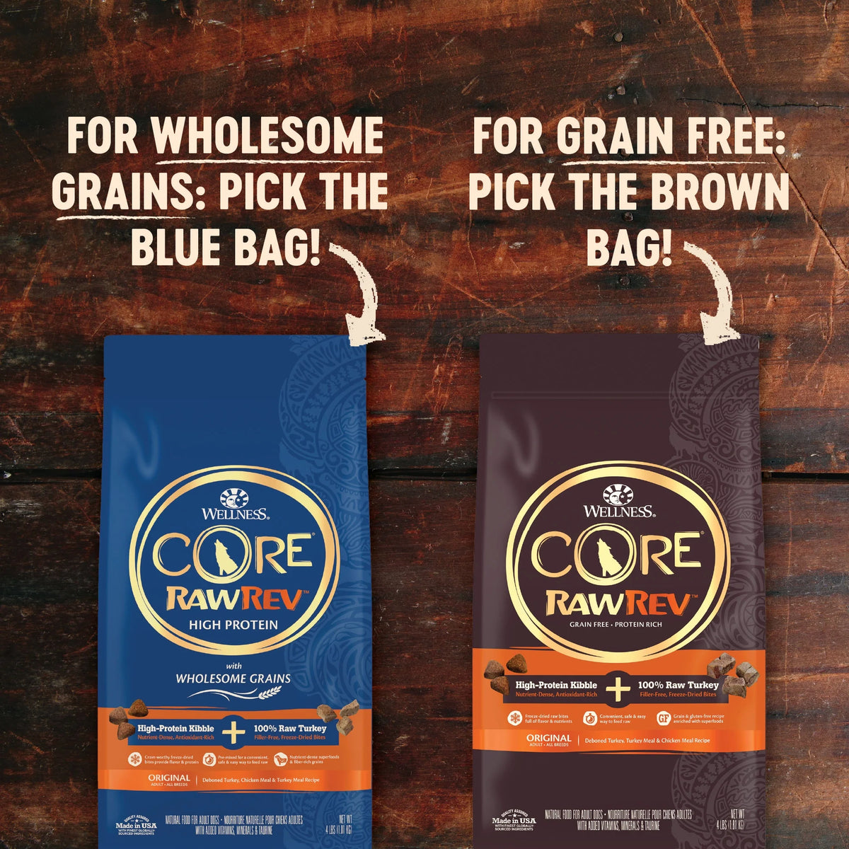 Grain Free Dry Dog Food with Freeze Dried Lamb, 10-Pound Bag C246431