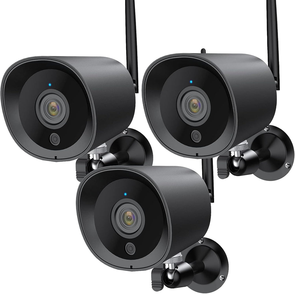 2Pack 1080P WiFi IP Camera with Night Vision H763