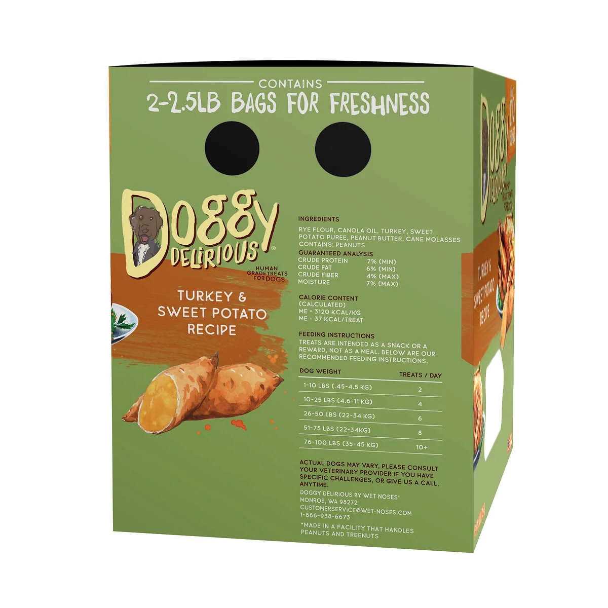 Turkey and Sweet Potato Flavor Dog Treats U697579