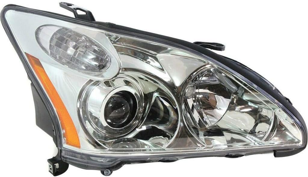 Pair Driver and Passenger Headlight Assembly W341