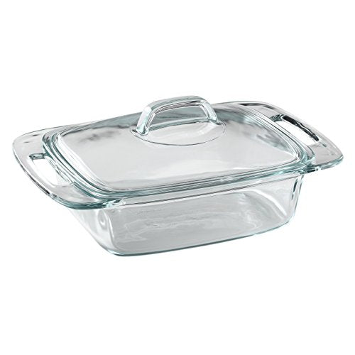2-Qt Glass Casserole Dish with Lid F475754