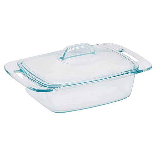 2-Qt Glass Casserole Dish with Lid F475754
