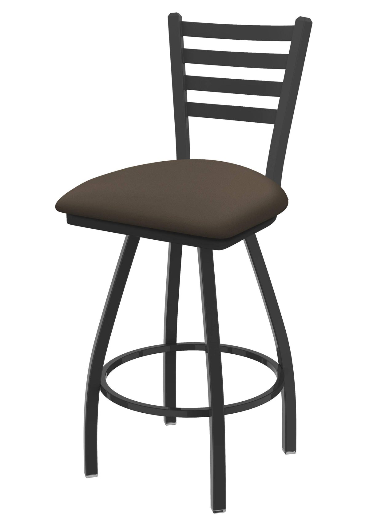 Swivel Bar Stool with Pewter Finish M998220