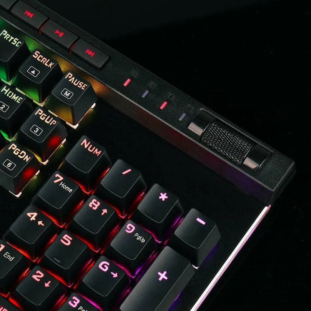 RGB LED Backlit Mechanical Gaming Keyboard 104 Key P6728