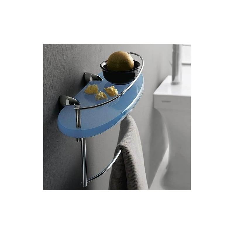 Light Blue Bathroom Shelf T754