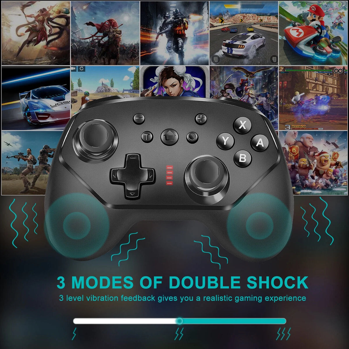 Dual Vibration Bluetooth Wireless Pro Controller G5594