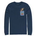 Navy Blue Long Sleeve Shirt Z303268