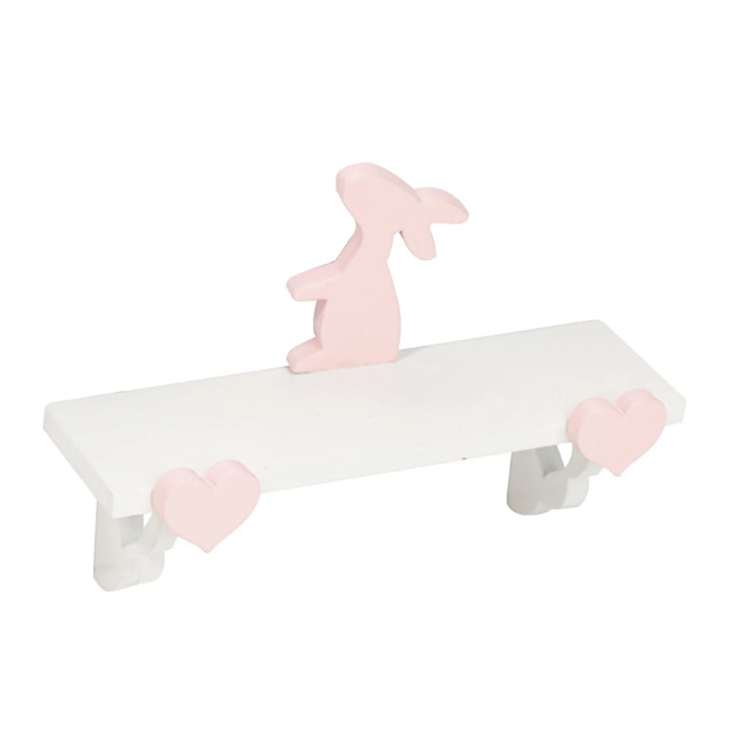 Mini Rabbit Rack Birch Dollhouse Shelf M361
