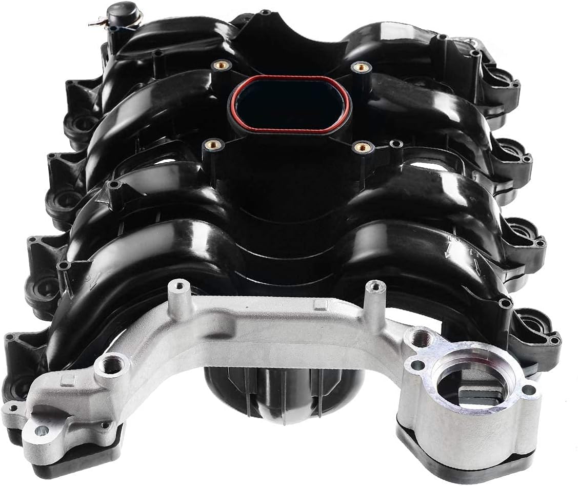 Upper Intake Manifold with Thermostat Compatible with Ford Crown Victoria Mustang Thunderbird Town Car Mercury Grand Marquis Cougar 1996-2000 V8 4.6L Y268569