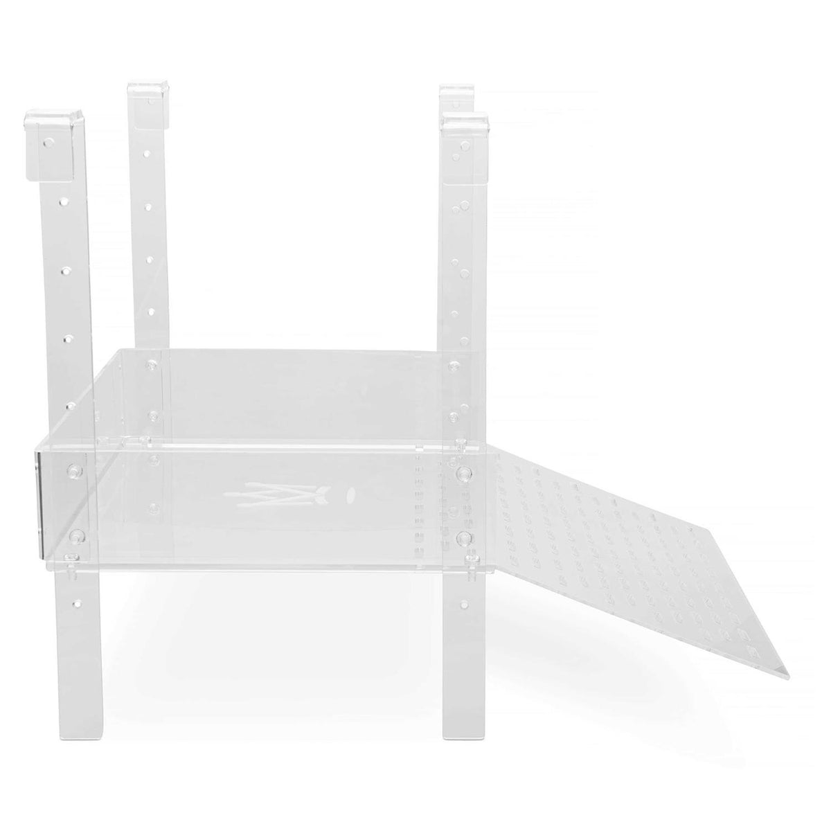Extra Large Wide Hanging Turtle Basking Platform 17×16 Aquatic Reptile Ramp Dock with Foot Grips B45678
