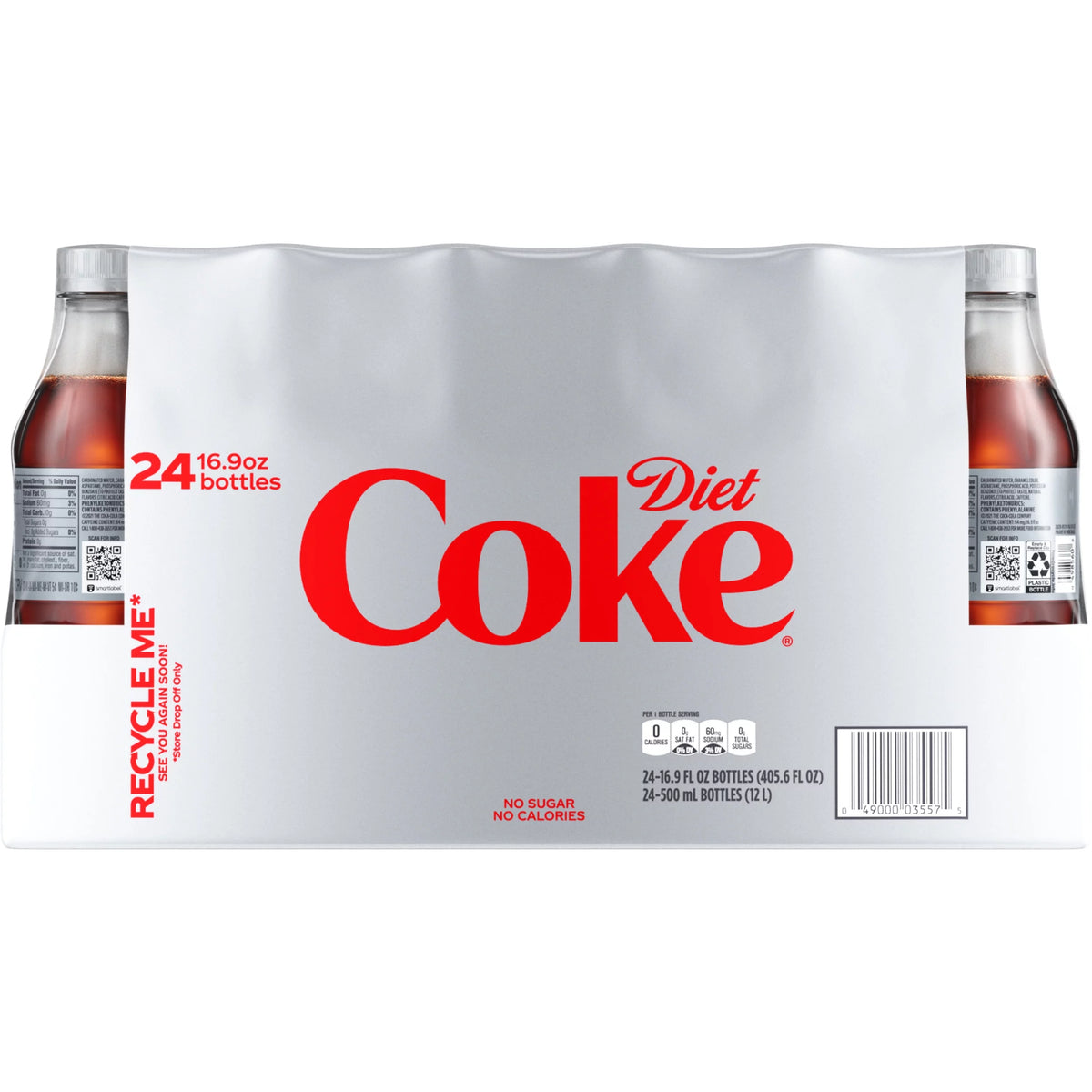Diet Coke Soda Soft Drink, 16.9 fl oz, 24 Pack S34633
