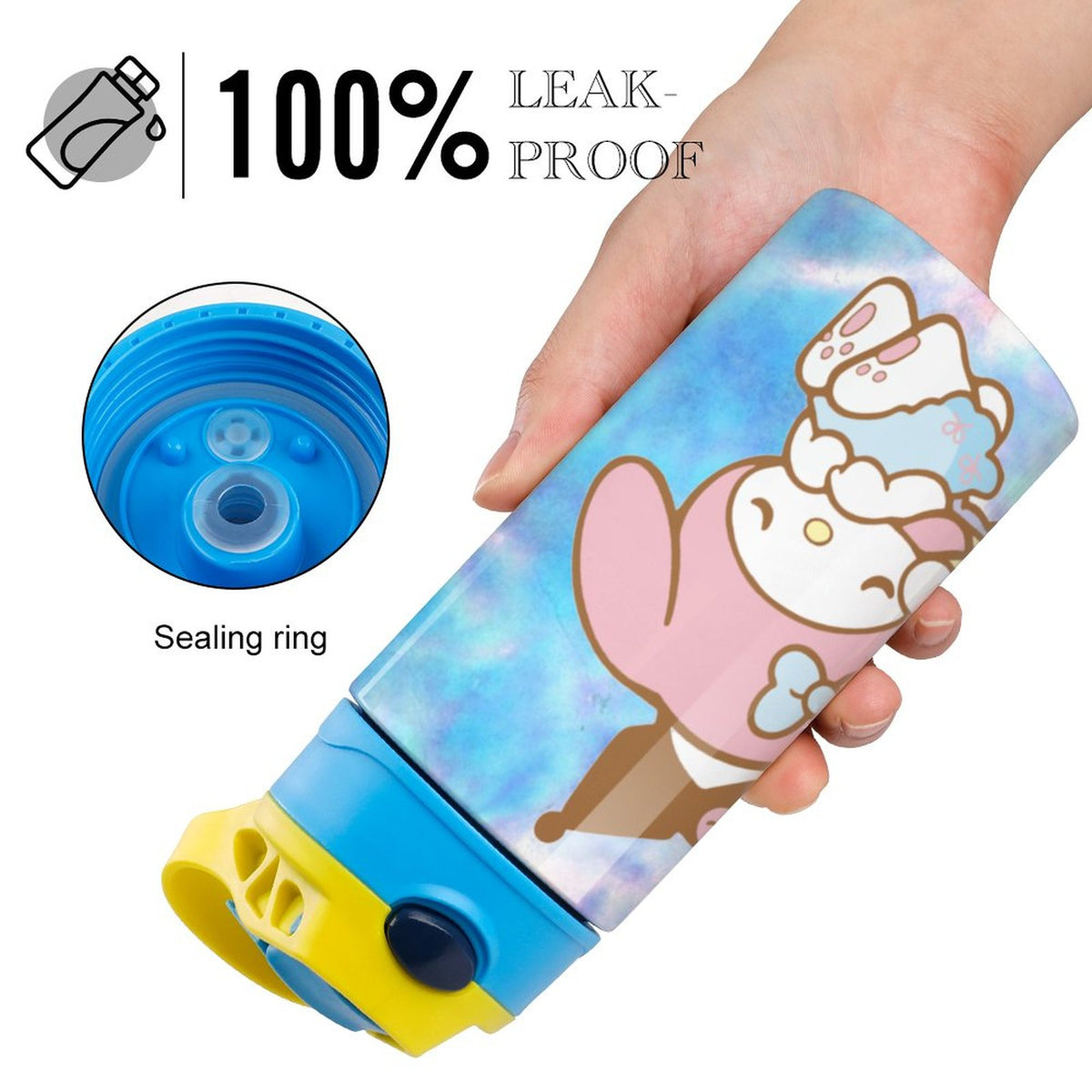 Children's Vacuum Insulated Stainless Steel Water Bottle With Straw K665100